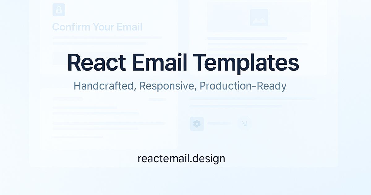 React Email Design Banner
